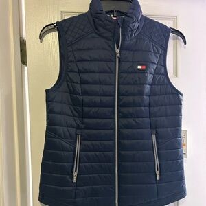 Tommy Hilfiger Women's Dark Blue Puffer Vest
